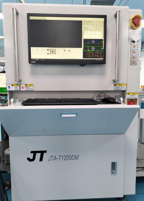 Automated optical inspection unit in the workshop