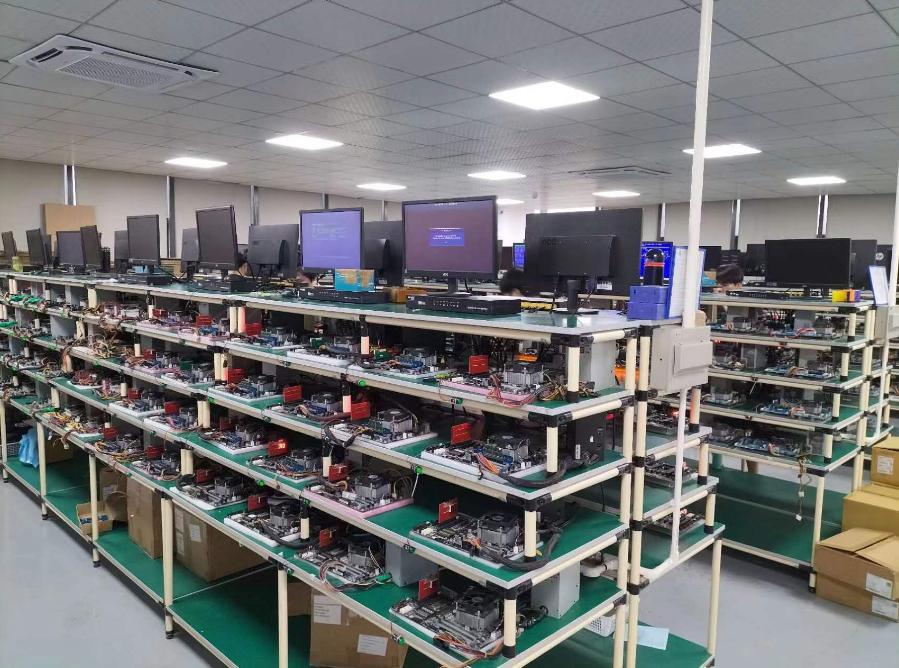Our testing area